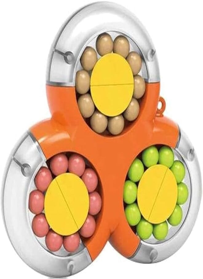 Generic - Creative Finger Tip Rotation Magic Bean Game, Orange - Image 1