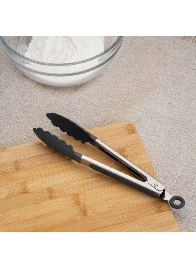 Pan Home Kiro Silicone Tong 26x3cm - Grey - Image 1