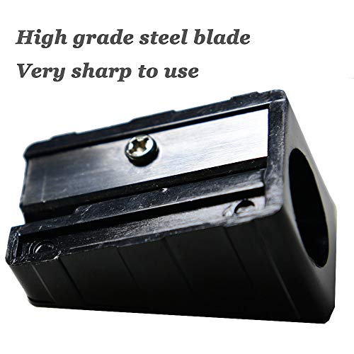 WEKOIL Pencil Sharpener Metal Blade Carpenter Pencil Sharpener Jumbo Crayon Sharpener,Hand held Sharpener,Woodworker Sharpeners Sharpening Golf Pencils 4-Pack - Image 5