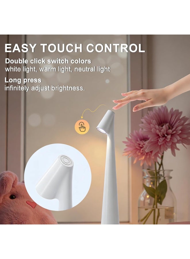 Portable Cordless LED Table Lamp,  Touch Control Rechargeable LED Table Lamp, Modern Design Table Lamp for Home Decoration - Image 5