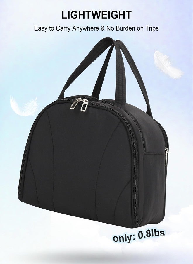 TANTO Travel Toiletry Bag, Lightweight Large Toiletry Bag for Women Wide-Open Ultra Light Cosmetic Makeup Bag Standing Toiletry Organizer with Handle for Full-Size Toiletries, Travel Essentials, Accessories - Image 4