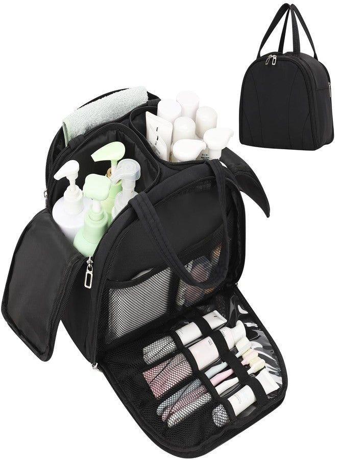 TANTO Travel Toiletry Bag, Lightweight Large Toiletry Bag for Women Wide-Open Ultra Light Cosmetic Makeup Bag Standing Toiletry Organizer with Handle for Full-Size Toiletries, Travel Essentials, Accessories - Image 1