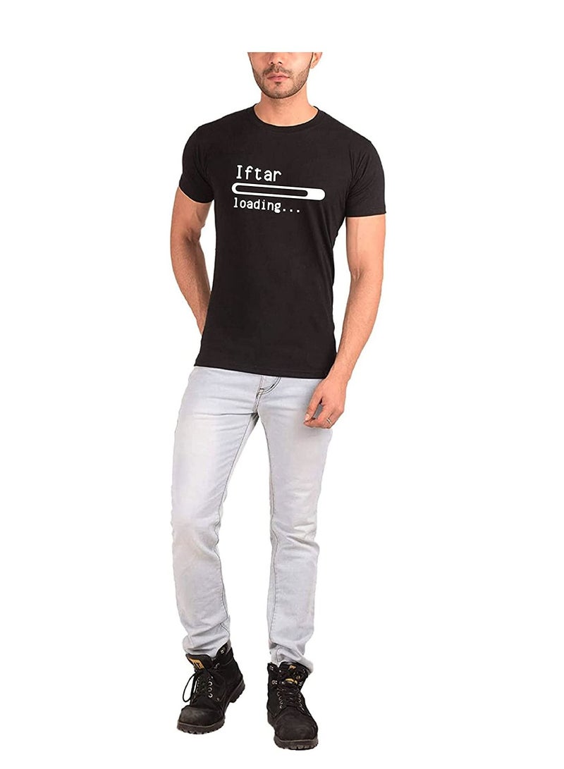 PRINTSHOP4ME Ramadan Printed Round Neck Cotton Mens Tshirt Design 6 - Image 5