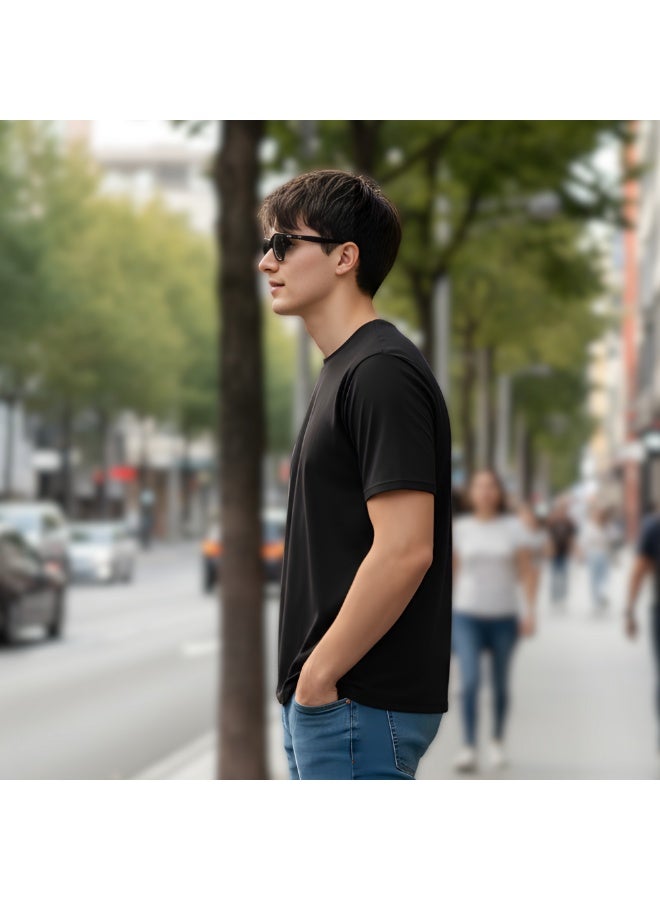 PRINTSHOP4ME Ramadan Printed Round Neck Cotton Mens Tshirt Design 6 - Image 5