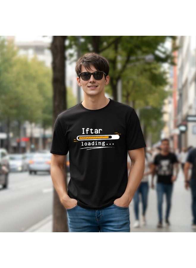 PRINTSHOP4ME Ramadan Printed Round Neck Cotton Mens Tshirt Design 6 - Image 3