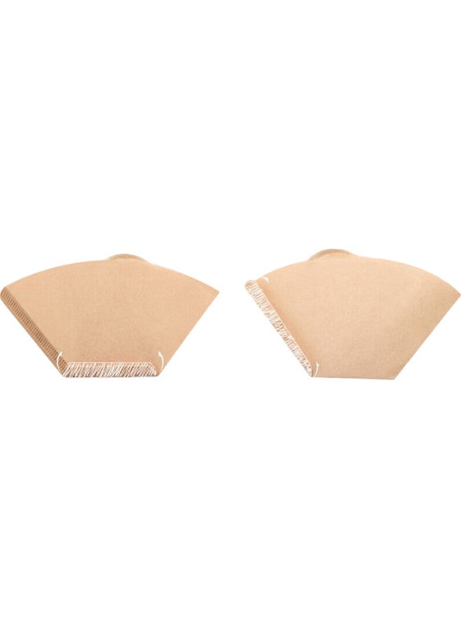 Mongdio Coffee Filter Paper, Fan-Shaped Drip-Style American Coffee Maker, Pour-Over Coffee Filter Paper, 102 Type, 100 Pieces - Image 2