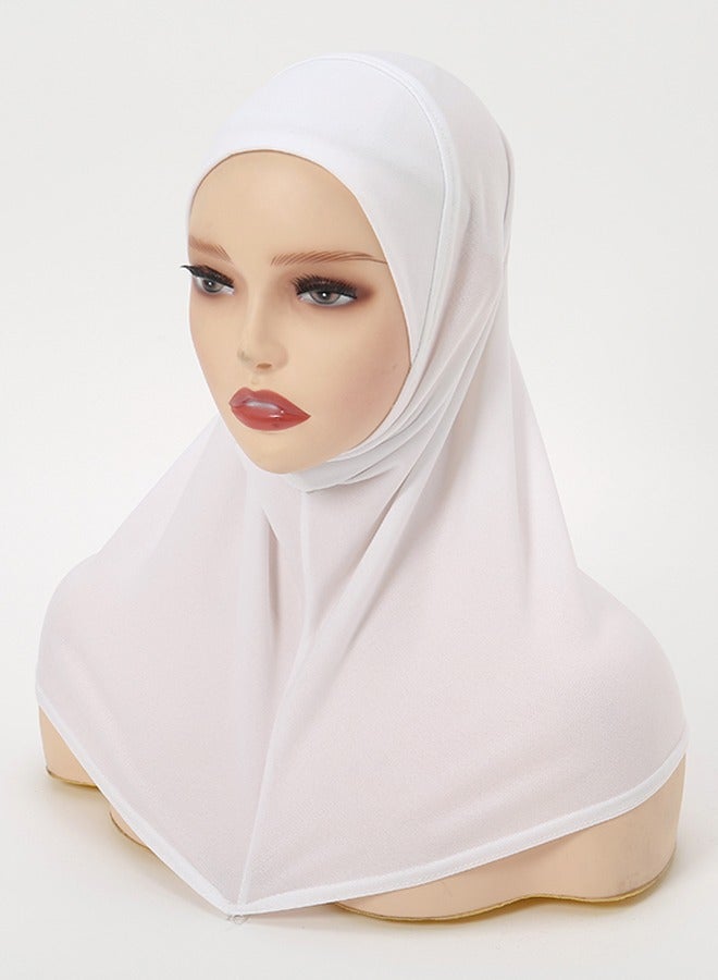 حجاب مسلم للنساء التنفس غير التمدد مثالي للرمضان والملابس العادية - Image 3