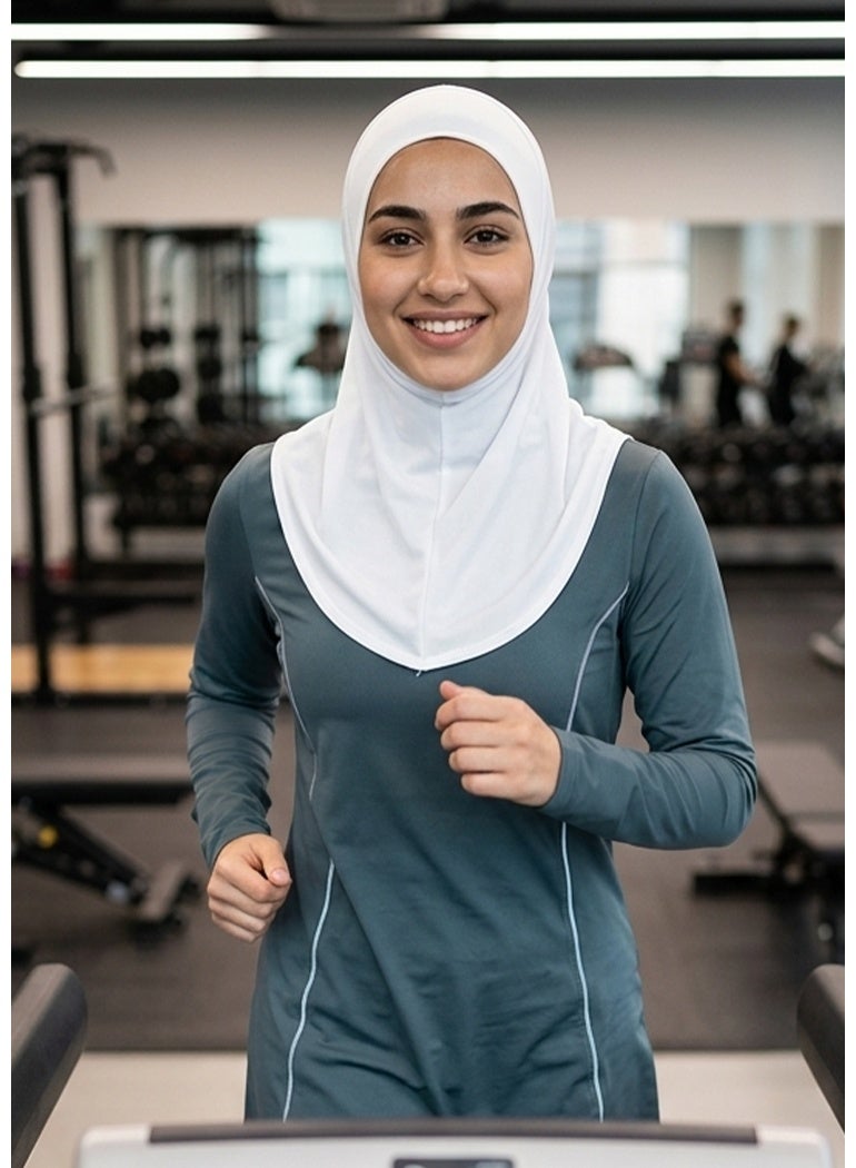 1PCS حجاب مسلم للنساء التنفس حجاب خفيف الوزن تمتد حجاب فوري مناسبة للارتداء اليومي وحماية الشمس للفستان - Image 4