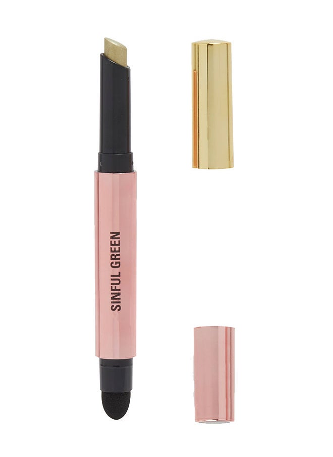 REVOLUTION عصا ظلال العيون Lustre Wand من Makeup Revolution باللون الأخضر Sinful  - Image 1