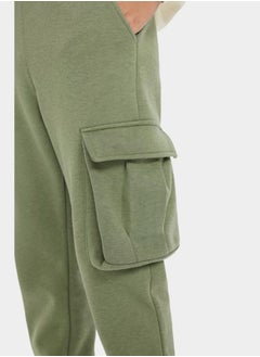 DeFacto Relaxed Fit Cargo Joggers with Drawstring by Styli  - Image 5