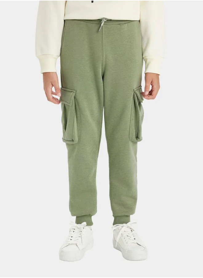 DeFacto Relaxed Fit Cargo Joggers with Drawstring by Styli