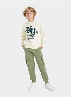 DeFacto Relaxed Fit Cargo Joggers with Drawstring by Styli  - Image 2