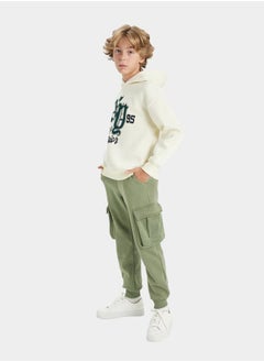 DeFacto Relaxed Fit Cargo Joggers with Drawstring by Styli  - Image 1