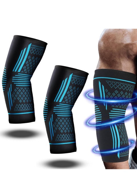 Elbow Compression Sleeve(1 Pair), Braces for Tendonitis and Tennis Elbow, Arm Supports golfer elbow support, tennis elbow relief for women & men, for weightlifting
