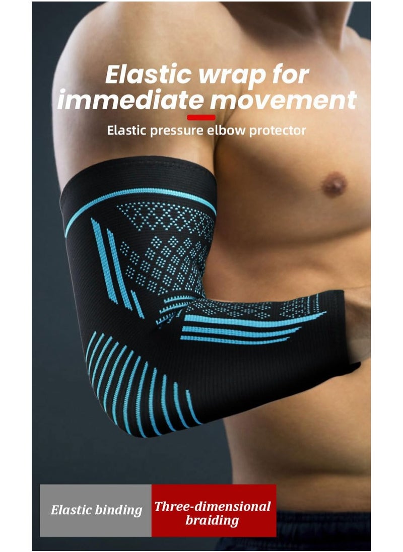 Vparty - Elbow Compression Sleeve(1 Pair), Braces for Tendonitis and Tennis Elbow, Arm Supports golfer elbow support, tennis elbow relief for women & men, for weightlifting - Image 1