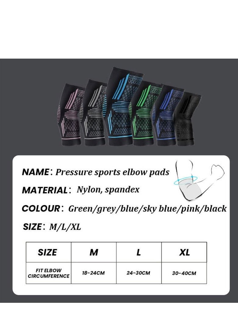 Vparty - Elbow Compression Sleeve(1 Pair), Braces for Tendonitis and Tennis Elbow, Arm Supports golfer elbow support, tennis elbow relief for women & men, for weightlifting - Image 1