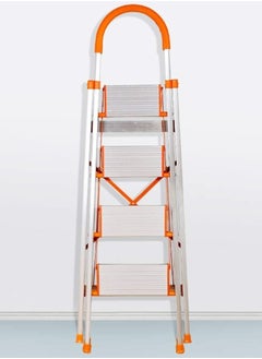 Generic 4-Step Aluminium Ladder with Non-Slip Steps Lightweight  Durable for Home Kitchen Office and Outdoor Use  Foldable Design for Easy Storage and Maximum Stability  - Image 5