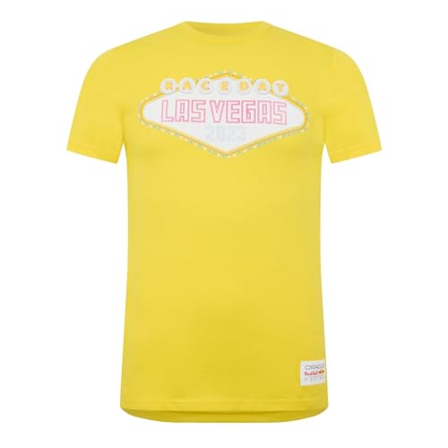 Castore Red Bull Racing F1 Special Edition Las Vegas GP T-Shirt - Yellow - Medium - Image 4