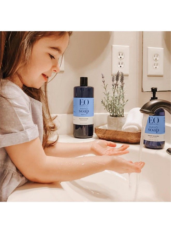 Everyone Eo Liquid Hand Soap Refill 32 Ounce (Pack Of 2) French Lavender Organic Plantbased Gentle Cleanser With Pure Essential Oils - Image 4