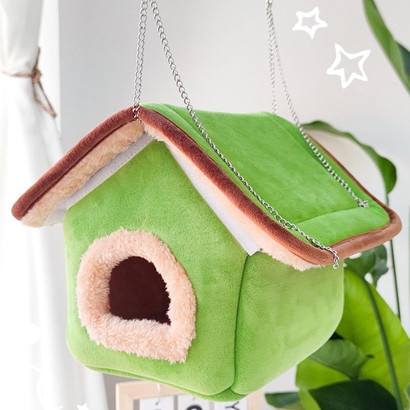 Parrots Bedding Thickened Plush Birdhouses Indoor Outdoor Use Detachable Washable Pet Accessory for Indoor/Outdoor - Image 4