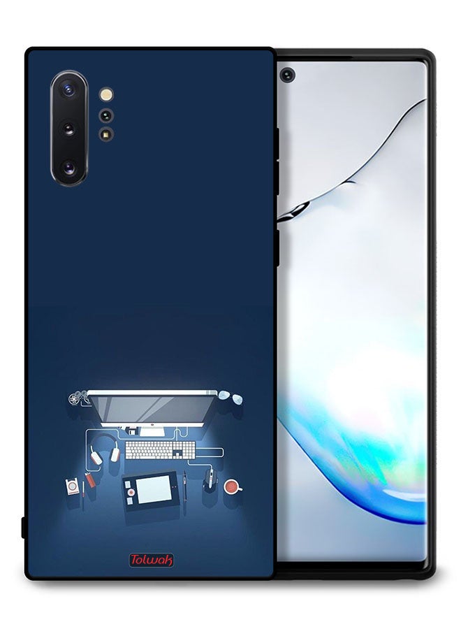 Tolwak Samsung Galaxy Note 10 Plus Protective Case Cover Computer Desk Art - Image 1