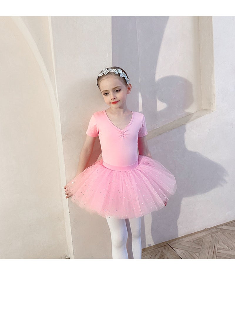 Loquat Ballet Dance Tutu Dress For Girls Pink  - Image 1