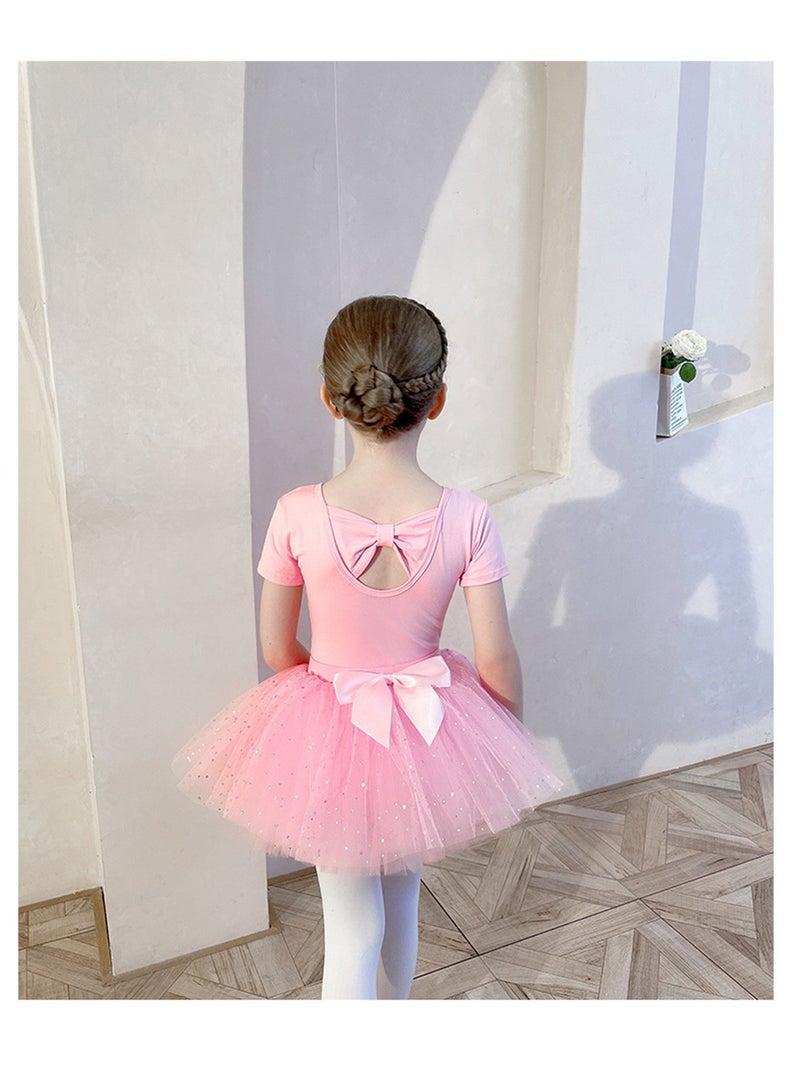 Loquat Ballet Dance Tutu Dress For Girls Pink  - Image 2