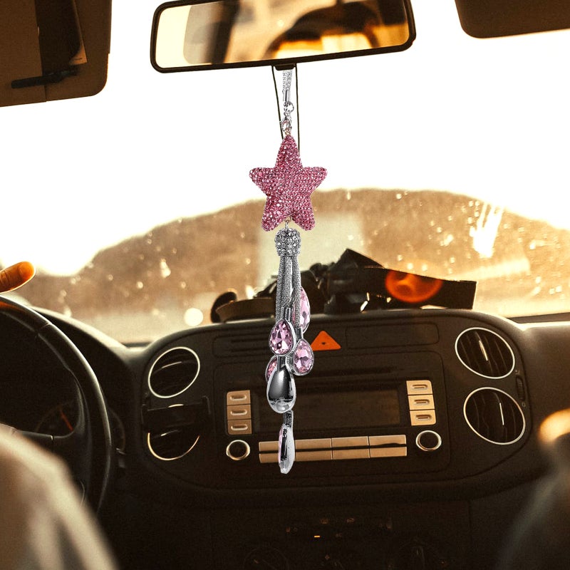 Car Pendant Vehicle Rearview Mirror Hanging Ornament Automotive Mirror Decoration - Image 3