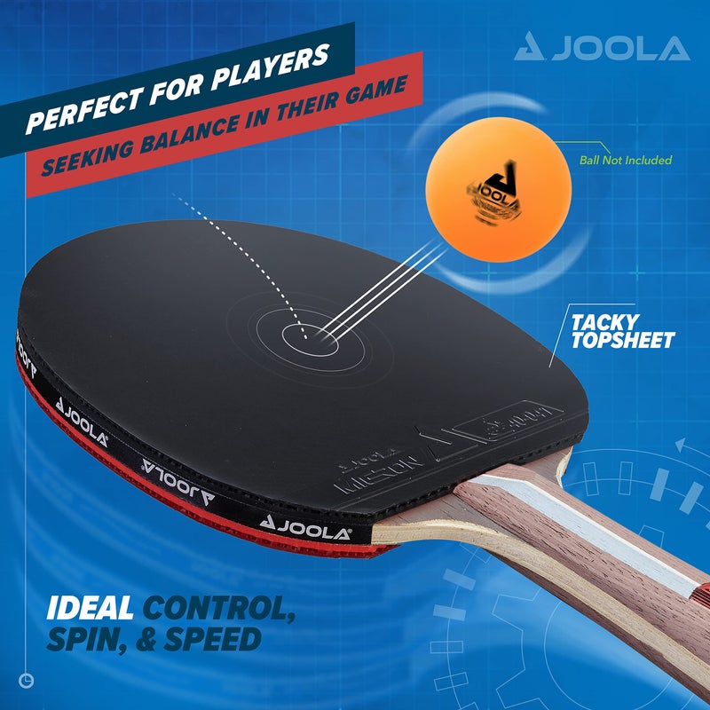 JOOLA Infinity Balance - Advanced Performance Ping Pong Paddle - Competition Ready - Table Tennis Racket for High-Level Training - Designed to Optimize Spin and Control - Image 4
