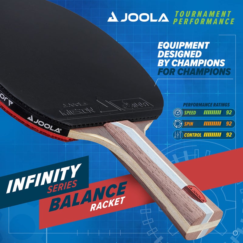 JOOLA Infinity Balance - Advanced Performance Ping Pong Paddle - Competition Ready - Table Tennis Racket for High-Level Training - Designed to Optimize Spin and Control - Image 2