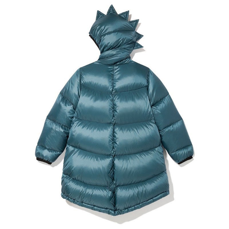Winter Boys Girls Long Jacket 1-6 Years Old Kids Hooded Duck Down Jacket Big Kids Cold - Image 2