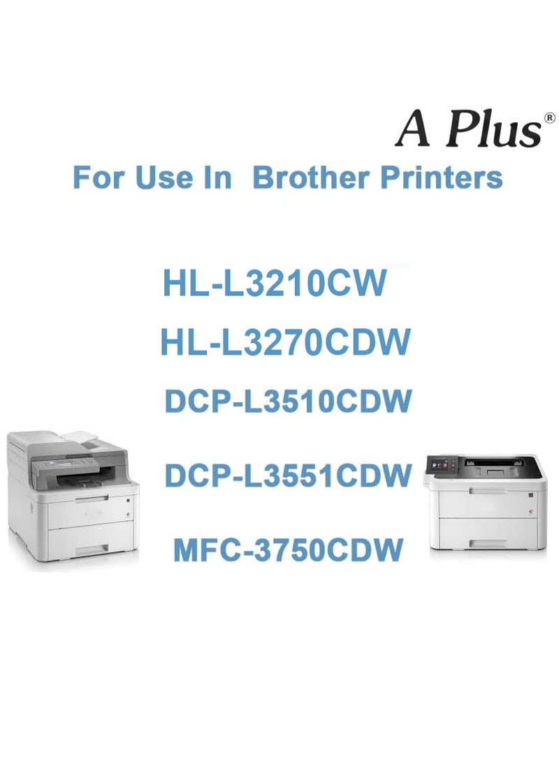 A Plus TN-273 Compatible Toner Cartridges (Black, Cyan, Magenta, Yellow) 4-Pack Set for Brother HL-L3210CW, HL-L3230CDW, HL-L3270CDW, DCP-L3510CDW, MFC-L3750CDW, MFC-L3770CDW - Image 5