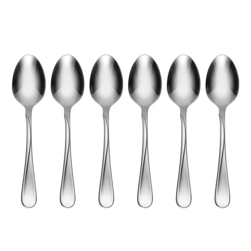 Oneida Flatware Flight, Teaspoons, Stainless Steel, Set of 6 - Image 1