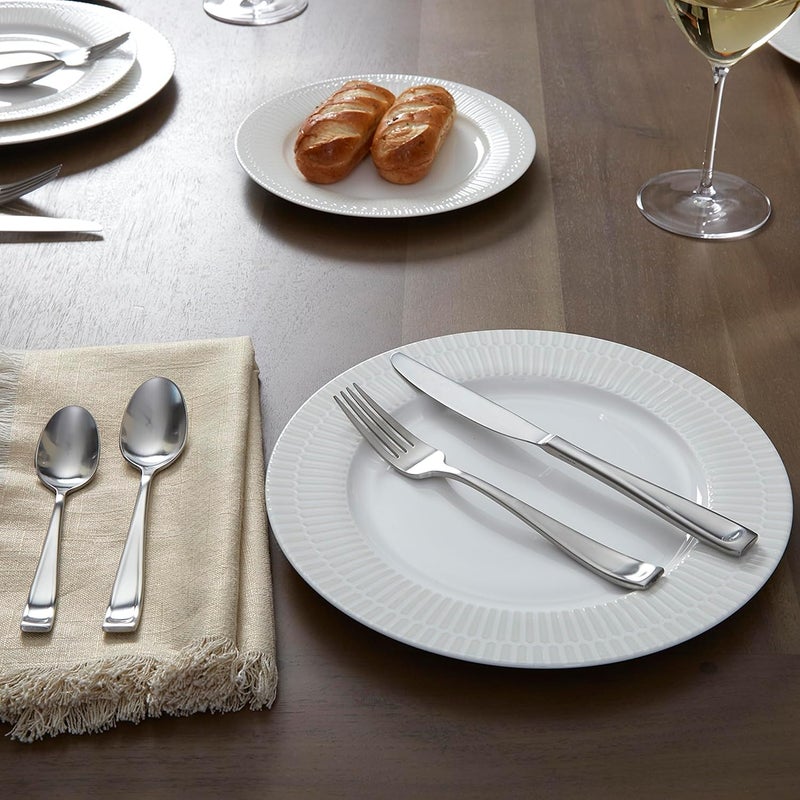 ONEIDA Moda Teaspoons, Set of 4,Silver - Image 3