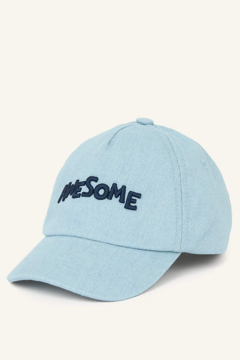ديفاكتو Baby Boy Denim Embroidered Cap