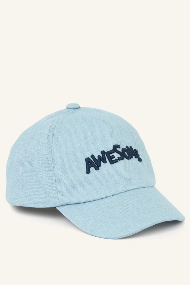 ديفاكتو Baby Boy Denim Embroidered Cap