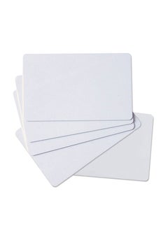 NIBEMINENT 50-Piece Inkjet Printable PVC Card 86 x 54millimeter White  - Image 1