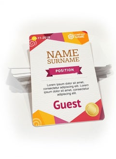 NIBEMINENT 50-Piece Inkjet Printable PVC Card 86 x 54millimeter White  - Image 3