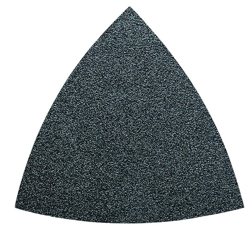 Fein Sanding Sheets with Hook & Loop Attachment - Aluminum Oxide, Full Resin Bond, Multi-Material Use, Unperforated, 180 Grit, 3-1/8" Edge Length, 50-Pack - 63717088012 - Image 1