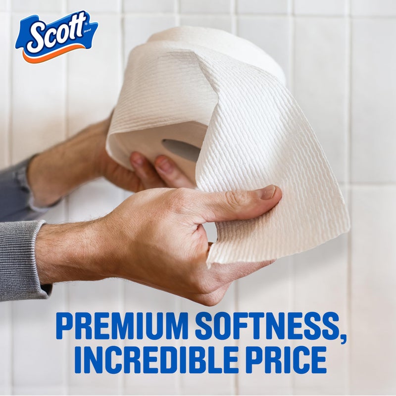 Scott ComfortPlus Toilet Paper, 12 Triple Rolls, 231 Sheets per Roll, Septic-Safe, 1-Ply Toilet Tissue (Packaging May Vary) - Image 4