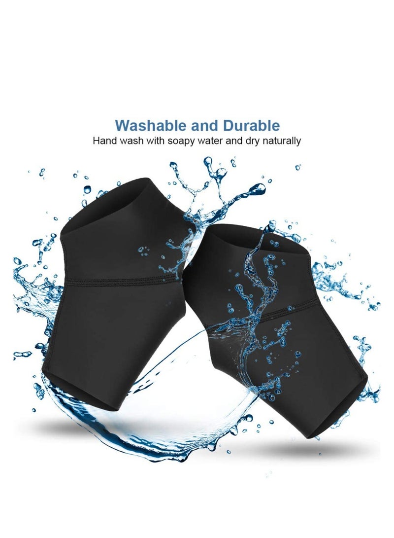Arch Support Ankle Sleeve with Gel Pads for Plantar Fasciitis u0026 Heel Spurs - Pain Relief for Flat Arches, Fits Men u0026 Women (1 Pair)  - Image 5