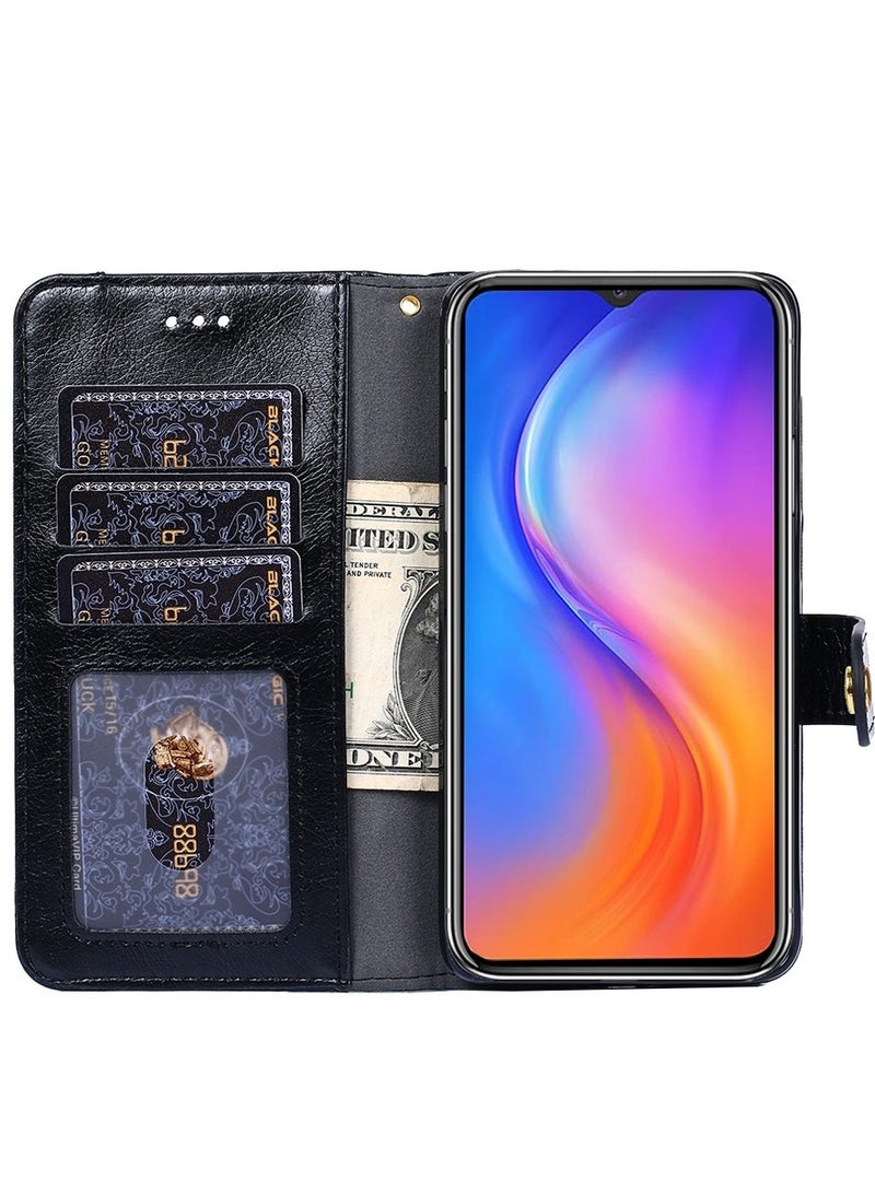 For Honor X7A Zipper Bag Leather Phone Case(Black) - Image 2