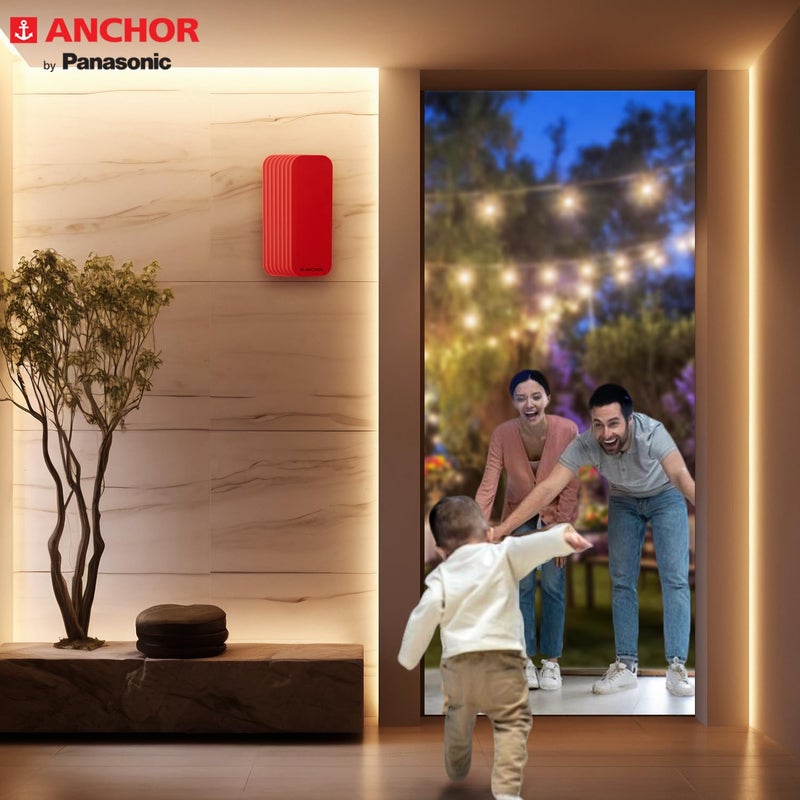 Anchor by Panasonic Ding Dong Doorbell | Calling Bell for Home | Door Bell for Office, School (38914) - Image 4