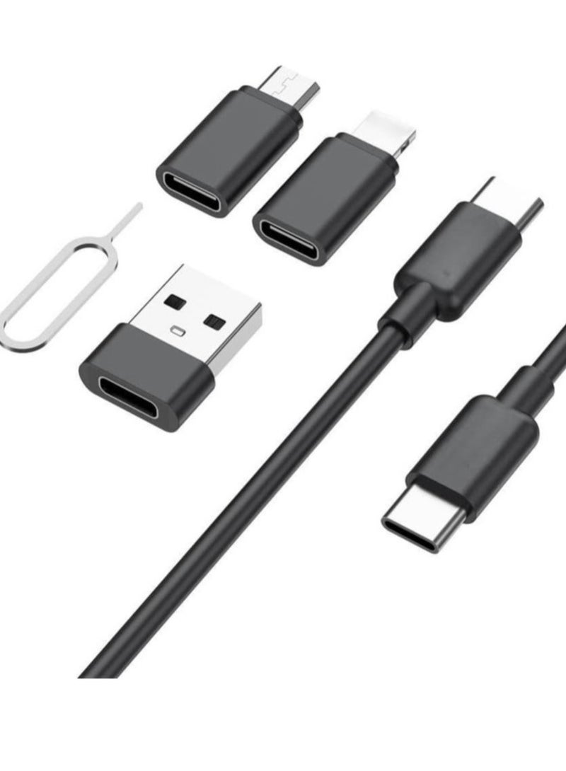Universal Phone C Data Cable Charging Head SIM Card Box Holder for Traveling,Multi charging cable case Multifunction Mini Digital Gadgets Storage Case  - Image 4
