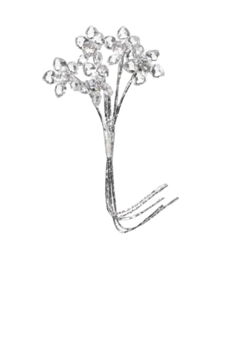 5 اختيار زهرة أكريليك مع مراكز حجر الراين التشيكية - Image 2