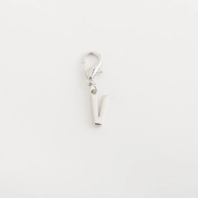كاربيزا Women's Keyring Letter Charms Silver
