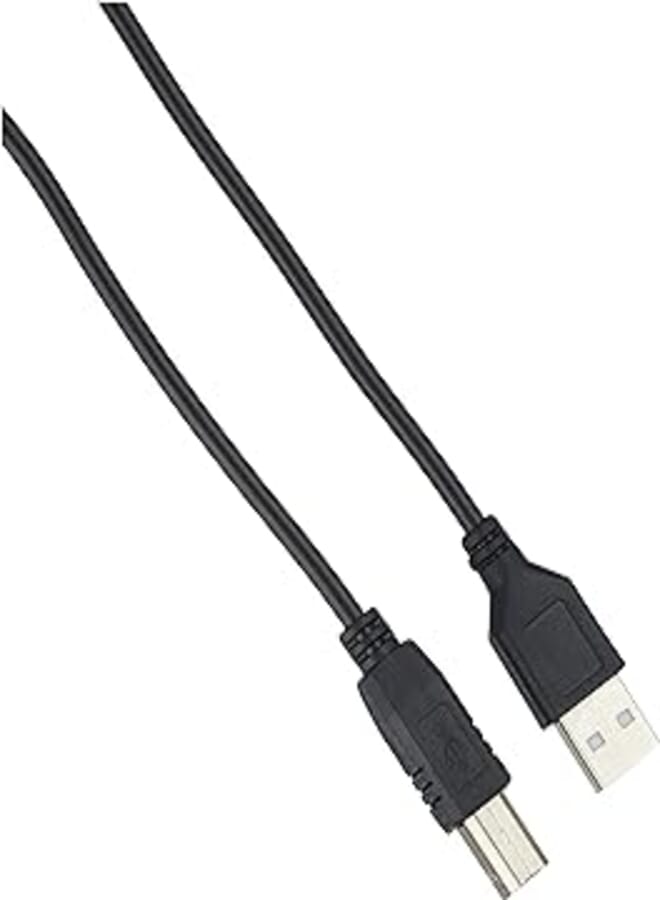 Keendex kx 2523 high speed usb 2.0 printer/device cable,type a male/type b male plug, 1.5 meters - black