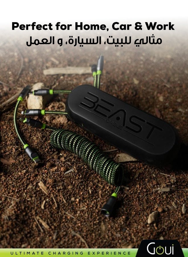 جوي كيبل بيست – معتمد من أبل MFi للشحن السريع ونقل البيانات، مزود بشريحة ذكية E‑Marker لتوصيل قوي وموثوق، متوفر بأطوال 30 سم، 1 م، 2 م، 3 م، ومتوافق مع أجهزة آيفون و ايباد و iPod المزودة بمنفذ لايتنق - Image 4