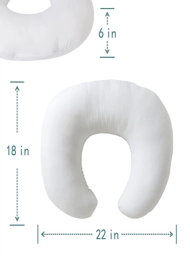 DONOMILO Nursing Pillow and Positioner, U Shape Nursing and Infant Support Pillow Head Positioner, Breastfeeding, Bottle Feeding, Baby Awake-Time Support（Pillow Only） - Image 4