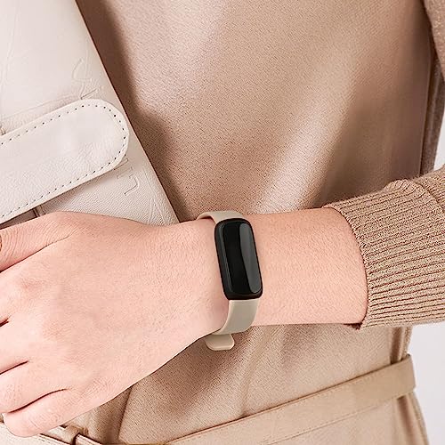 Meliya 10 Pack Fitbit Inspire 3 Bands - Soft Silicone Adjustable Sport Replacement Straps for Women & Men (10 Pack A) - Image 3